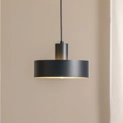 SIGMA Pendellamper>Hængelampe Rif M, antracit, 1 lyskilde, Ø 25 cm, stål