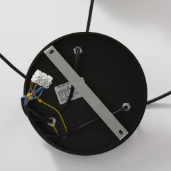 SIGMA Hængelampe Rif, rund med 3 lyskilder, sort