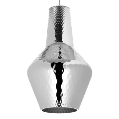 AILATI Hængelampe Romeo 130 cm sølvmetallic