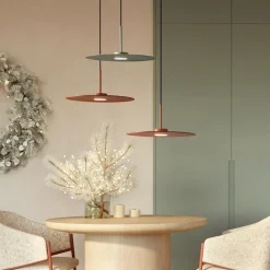 Nowodvorski Lighting Hængelampe Simone, stål, umbrablå, Ø 40 cm, GX53