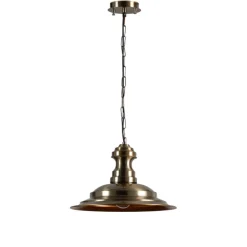 Opviq Hængelampe Sivani MR-637, antik guld, metal, Ø 39 cm