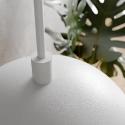 Luminex Hængelampe Sool, hvid, Ø 15 cm, metal