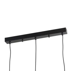 Hængelampe Tattoo 6214, guldfarvet metal 3 lyskilder lineær^Opviq New