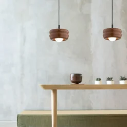 Argon Hængelampe Tina, terrakotta/opal, glas, Ø 19 cm