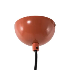 Opviq Hængelampe Tom, orange, metal, Ø 19 cm, E27