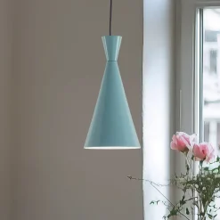 Opviq Hængelampe Tom, turkis, metal, Ø 19 cm, E27