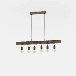 Hængelampe Townshend 4 i mørkebrun^EGLO Best