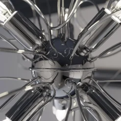 Hængelampe Trilly i krom med krystaller^ONLI Discount