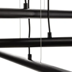 ALDEX Hængelampe Tubo, sort, 6 lyskilder