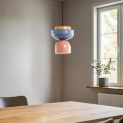 hængelampe Ulia, koral/blå/gul^ALDEX Discount