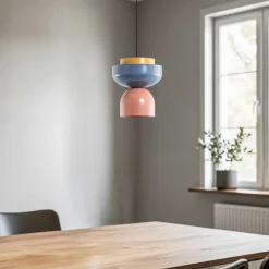 hængelampe Ulia, koral/blå/gul^ALDEX Discount
