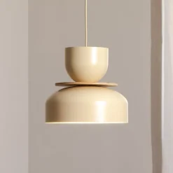 hængelampe Uto, creme/kabel creme, Ø 30 cm, metal^ALDEX Outlet