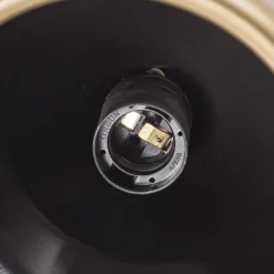 Hængelampe Yildo, 1 lyskilde, sort/guld, metal, Ø 17 cm^Opviq New