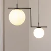 ALDEX Hængelampe Zac, 2 lyskilder, sort
