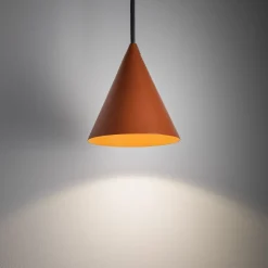 Nowodvorski Lighting Hængelampe ZENITH, terrakotta, Ø 11 cm, metal, GU10
