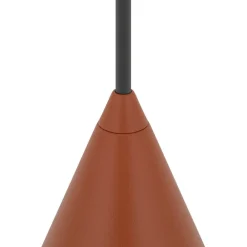 Nowodvorski Lighting Hængelampe ZENITH, terrakotta, Ø 11 cm, metal, GU10