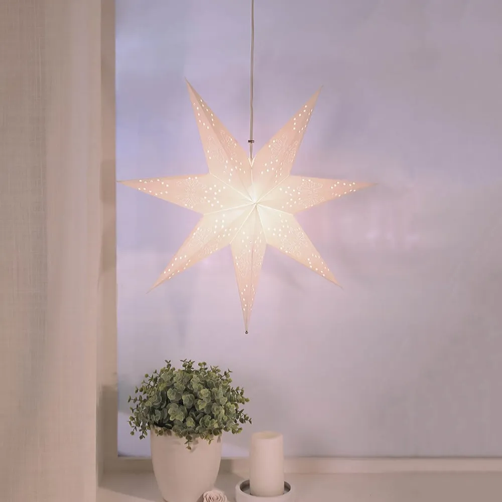 STAR TRADING Julepynt|Julestjerner>Hængende papirstjerne Romantic Star