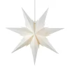Markslöjd Dekorationsbelysning|Julepynt>Hængestjerne Daria, hvid Ø 60 cm