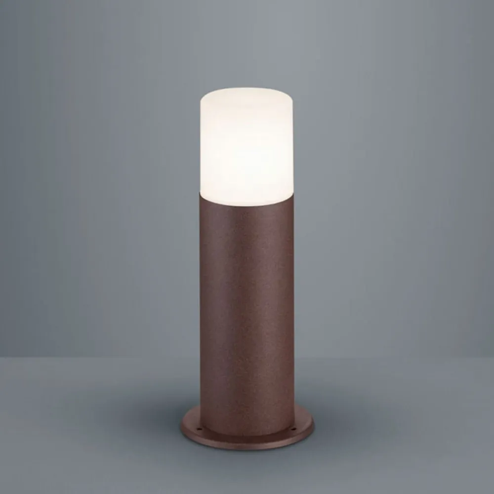 Trio Lighting Sokkellamper>Hoosic sokkellampe af trykstøbt aluminium, rust