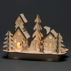 Hus og Træ LED-adventsstage^Konstsmide Christmas Discount