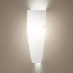 Hvid Dedalo væglampe IP44^Fabas Luce Discount