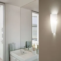 Hvid Dedalo væglampe IP44^Fabas Luce Discount