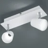 Trio Lighting Hvid kromfarvet LED-væglampe Narcos 2 lyskilder