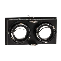 FARO BARCELONA Hyde indbygningslampe, 2 lyskilder, svingbar sort