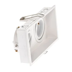 Hyde indbygningslampe, 2 lyskilder, svingbar hvid^FARO BARCELONA New