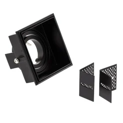 FARO BARCELONA Hyde spot 1 lyskilde kantet drejelig sort