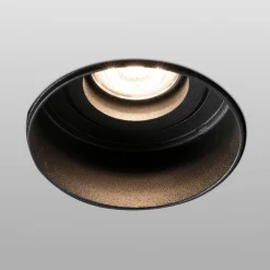 FARO BARCELONA Indbygningsspots|Spotlights>Hyde spot 1 lyskilde rund, drejelig, sort