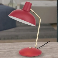 ORION Arbejdsrum/Kontor|Bordlamper>I vintagelook - Fedra bordlampe, rød