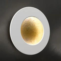 ICONE Vera LED-væglampe 930 Ø26cm guld/hvid