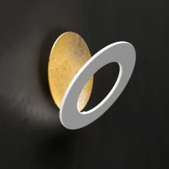 ICONE Vera LED-væglampe 930 Ø26cm guld/hvid