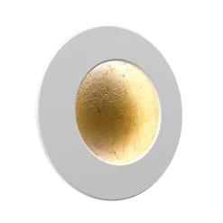 ICONE Vera LED-væglampe 930 Ø26cm guld/hvid