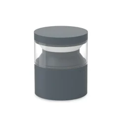 Ideallux Ideal Lux LED-sokkellampe Boeing, antracit, højde 15 cm