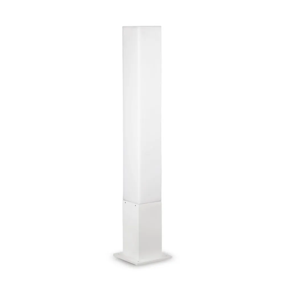 Ideal Lux vejlampe Edo square, hvid, GX53^Ideallux New