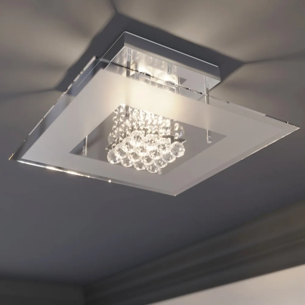 Iøjnefaldende LED-loftslampe Lisandra^Lindby Hot