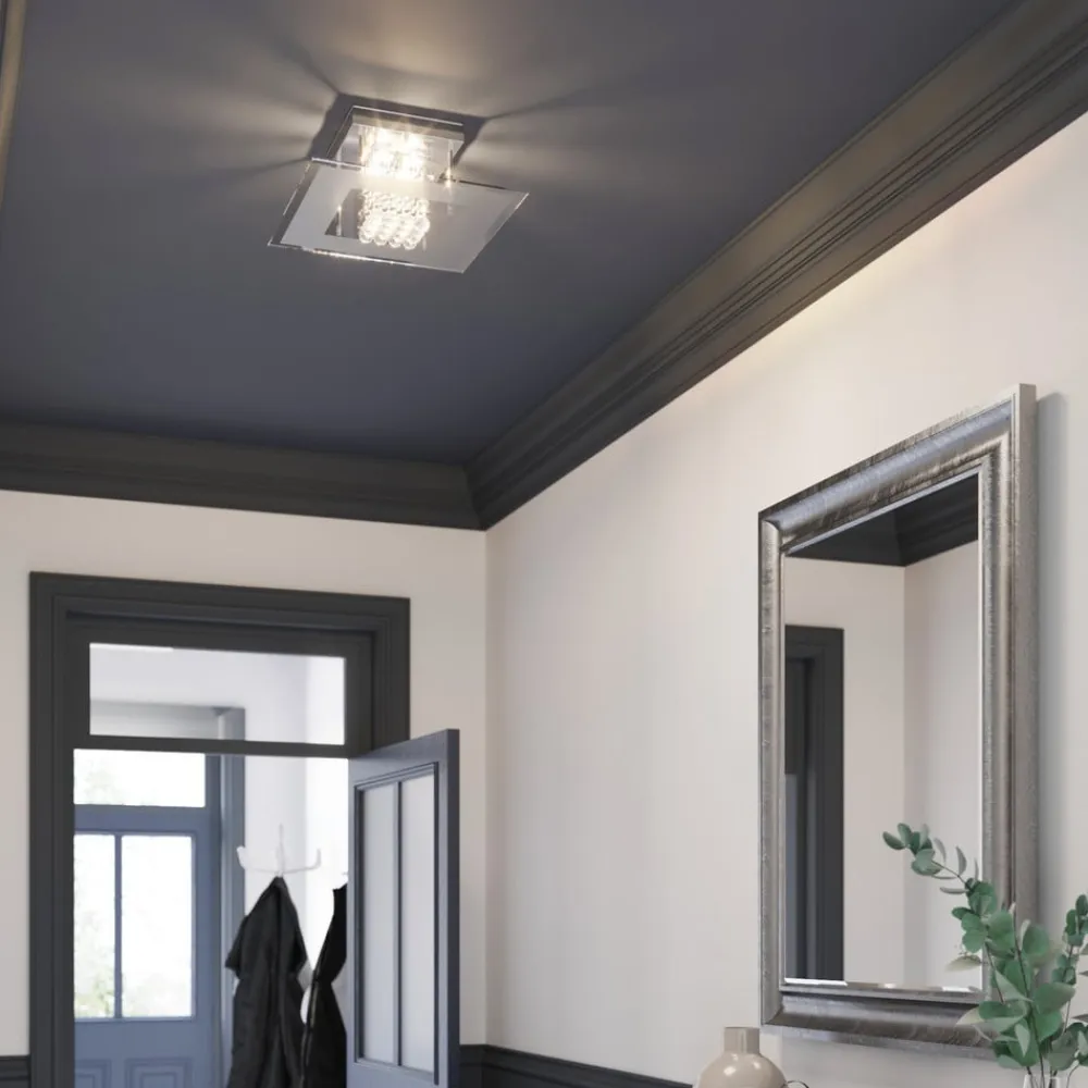 Iøjnefaldende LED-loftslampe Lisandra^Lindby Hot