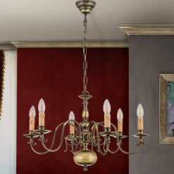 ORION Lysekroner>IMKE lysekrone i flamsk stil