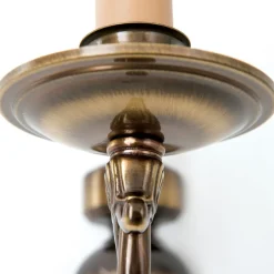 ORION Imke væglampe, 1 lyskilde, mørkpatineret messing