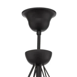 Imponerende lysekrone Bona med tekstilskærm^Euluna Outlet