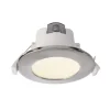 Deko-Light Indbygget loftlampe med LED Acrux, Ø 10 cm, sølvfarvet mat, CCT