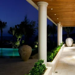 Mantra Iluminación Udendørs Loftlamper>Indbygget loftlampe med LED Guincho hvid 8°