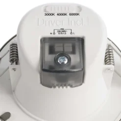 Deko-Light Indbygget loftlampe med LED Acrux, Ø 9 cm, sort, CCT