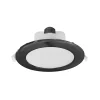 Deko-Light Indbygget loftlampe med LED Acrux, Ø 15 cm, sort, CCT