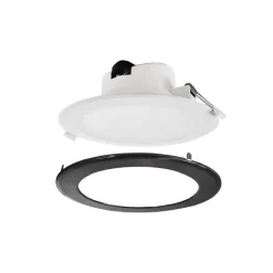 Deko-Light Indbygget loftlampe med LED Acrux, Ø 15 cm, sort, CCT