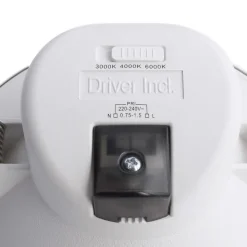 Deko-Light Indbygget loftlampe med LED Acrux, Ø 15 cm, sort, CCT