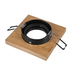 Indbygget loftslampe Tobby, 10 x 10 cm, 3-sæt Egetræ GU10^Lamkur Lighting Sale