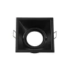 Indbygningslampe Slim Trim Square, sort, 9 x 9 cm, aluminium, GU10^Searchlight Hot